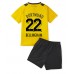 Cheap Borussia Dortmund Jude Bellingham #22 Home Football Kit Children 2022-23 Short Sleeve (+ pants)